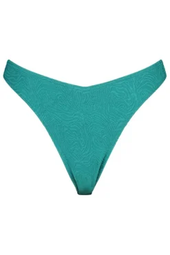 Bikini's & Badpakken<America Today Ariana hoog uitgesneden bikinibroekje Grass