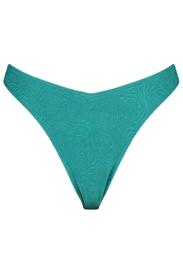 Bikini's & Badpakken<America Today Ariana hoog uitgesneden bikinibroekje Grass