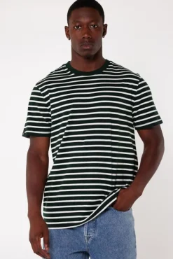 T-shirts & Polo's<America Today Basic T-shirt Eric Black/white|White/blue|Offwhite|White/green