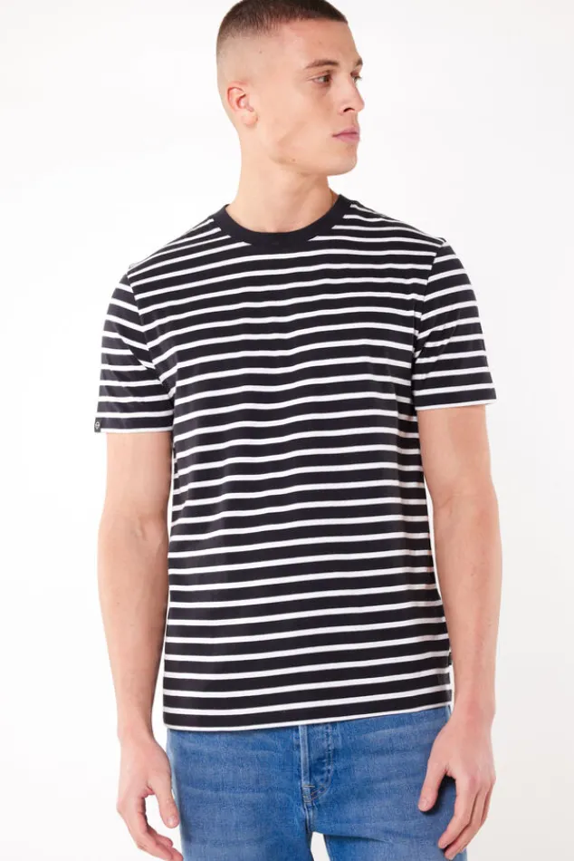 T-shirts & Polo's<America Today Basic T-shirt Eric Black/white|White/blue|Offwhite|White/green