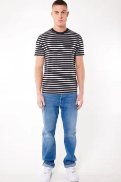 T-shirts & Polo's<America Today Basic T-shirt Eric Black/white|White/blue|Offwhite|White/green