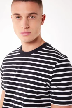 T-shirts & Polo's<America Today Basic T-shirt Eric Black/white|White/blue|Offwhite|White/green