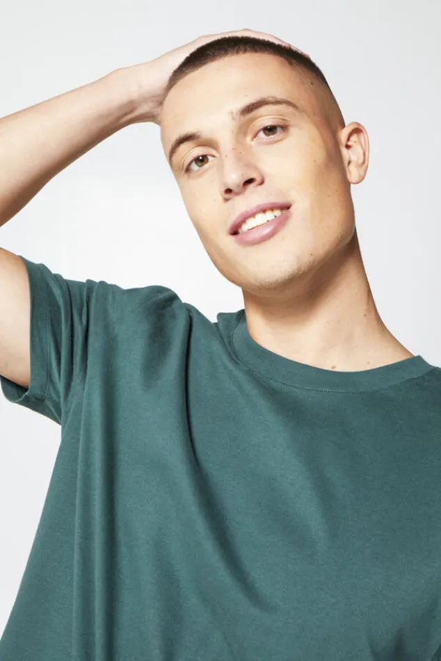 T-shirts & Polo's<America Today Basic T-shirt Eric Black/white|White/blue|Offwhite|White/green