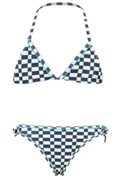 Bikini's & Badpakken<America Today Bikiniset all over print Check2|Navy