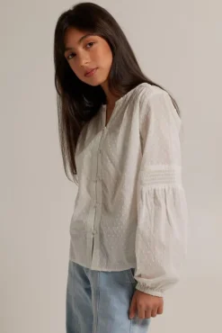 Blouses<America Today Blouse Bailey JR Offwhite