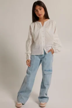 Blouses<America Today Blouse Bailey JR Offwhite