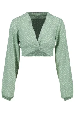 Blouses<America Today Blouse Baya Multicolour|Flowerblack|Sage