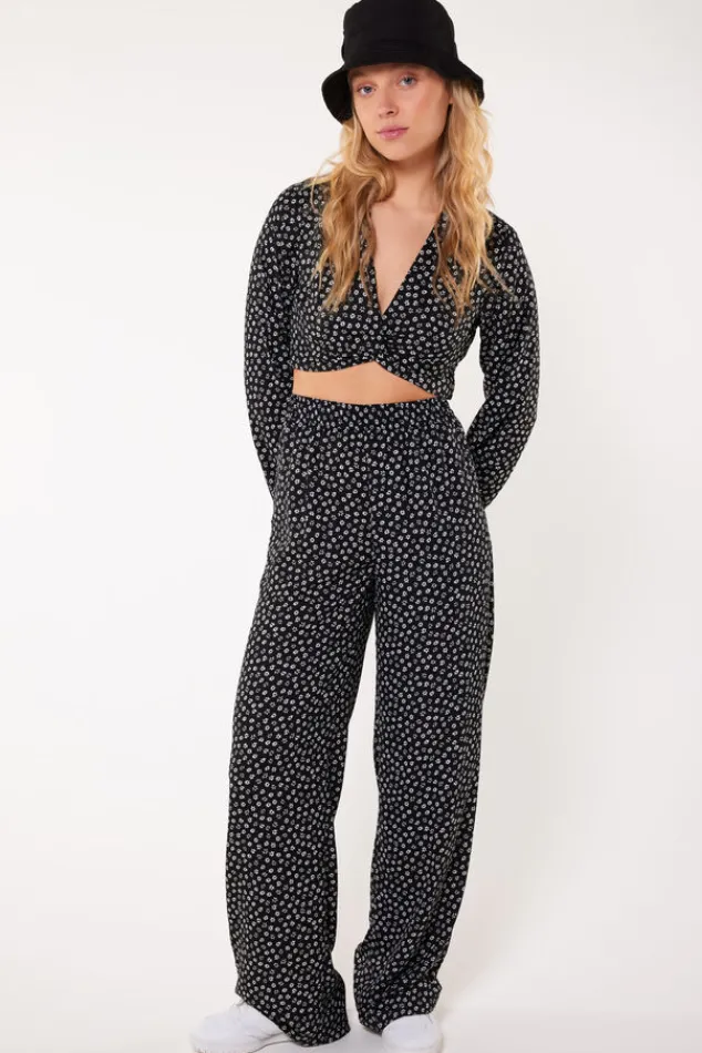 Blouses<America Today Blouse Baya Multicolour|Flowerblack|Sage