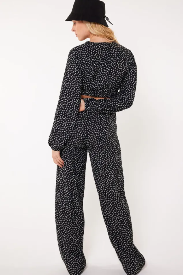 Blouses<America Today Blouse Baya Multicolour|Flowerblack|Sage