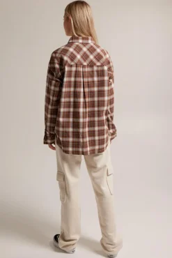 Blouses<America Today Blouse Brendy Brown/white