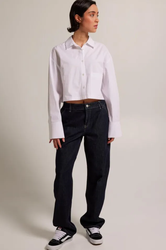 Blouses<America Today Blouse Britney Stripe|Babyblue|White