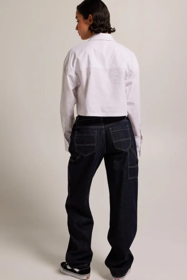 Blouses<America Today Blouse Britney Stripe|Babyblue|White