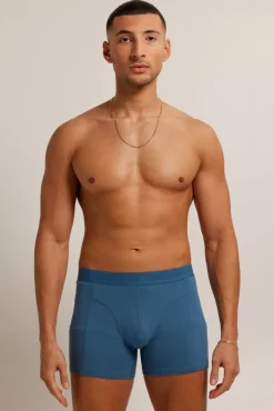 Ondergoed & Lounge<America Today Boxershort Alex Blue/brown|Sky|Lilac