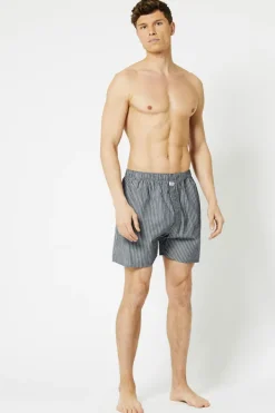 Ondergoed & Lounge<America Today Boxershort Thomas Blue/navy|Stripe|Navy/white|White/red