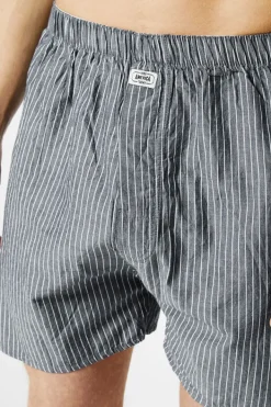 Ondergoed & Lounge<America Today Boxershort Thomas Blue/navy|Stripe|Navy/white|White/red