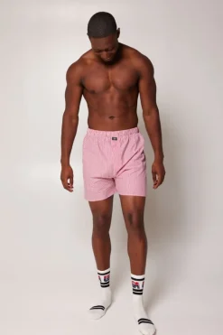 Ondergoed & Lounge<America Today Boxershort Thomas Navy/white|White/red|Blue/navy|Stripe