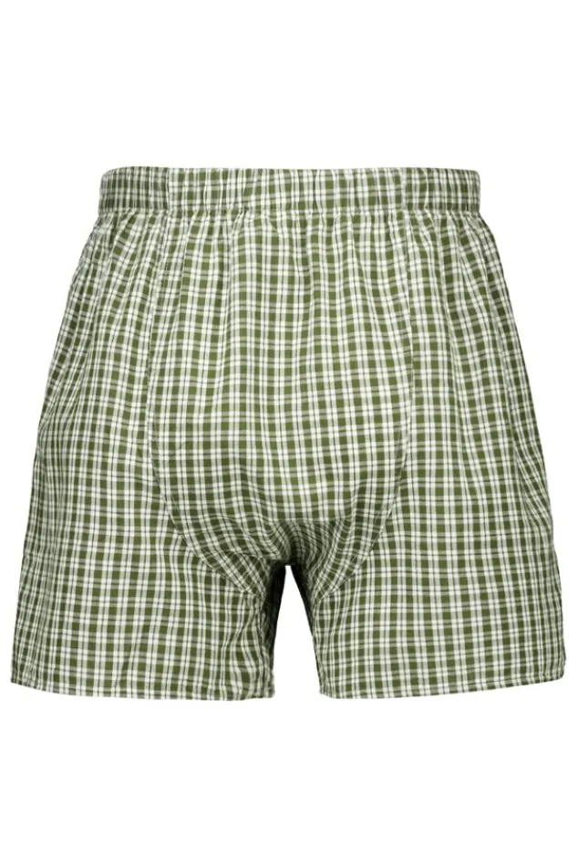 Ondergoed & Lounge<America Today Boxershort Thomas White/green|Olive