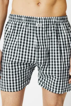 Ondergoed & Lounge<America Today Boxershort Thomas Navy/white|White/red|Blue/navy|Stripe