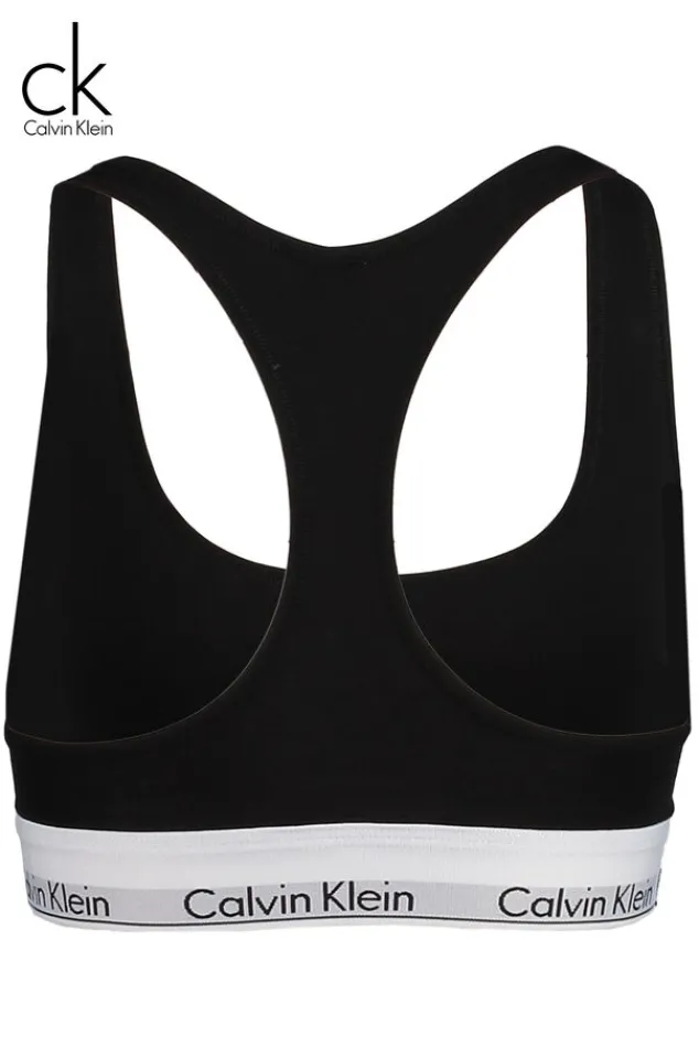 Calvin Klein|Accessoires<America Today Bralette Calvin Klein Modern cotton Black|Greymelange