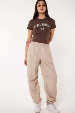 Broeken<America Today Broek Paola Sand
