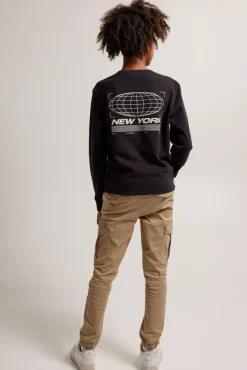 Broeken<America Today Broek Pharrell JR Black|Khaki|Softgreen