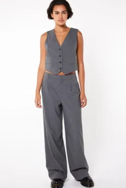 Broeken<America Today Broek Philly Black|Darkgreymelange|Black