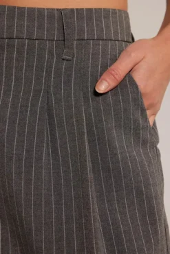 Broeken<America Today Broek Philly Grey/white