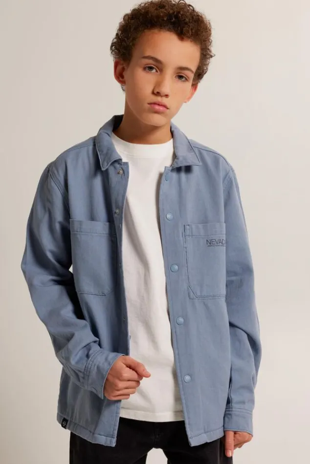 Overhemden<America Today Denim overhemd Horris Jr TrueBlue