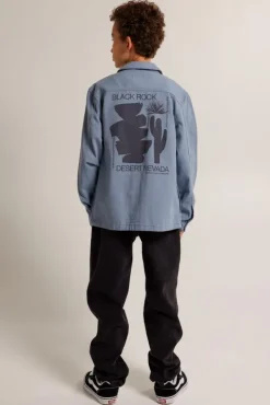 Overhemden<America Today Denim overhemd Horris Jr TrueBlue