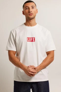 T-shirts & Polo's<America Today Elwin Black|Offwhite