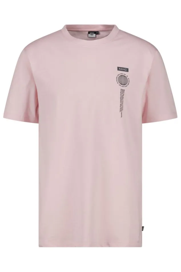 T-shirts & Polo's<America Today Emory Lightpink|Washedblack|Kit