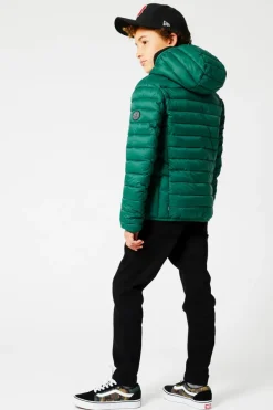 Jassen<America Today Gewatteerde jas capuchon Black|Midnight|Red|Hardgreen