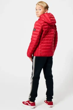 Jassen<America Today Gewatteerde jas capuchon Black|Midnight|Red|Hardgreen