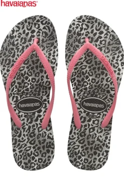 Schoenen|Schoenen<America Today Havaianas Slim Animal Black