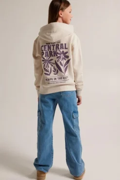 Truien & Vesten|Sweaters & hoodies<America Today Hoodie Sally JR Oatmeal