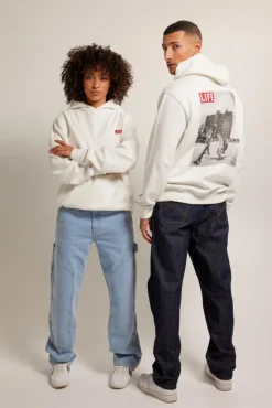 Truien & Vesten|Sweaters & hoodies<America Today Hoodie Scott Hood Black|Offwhite