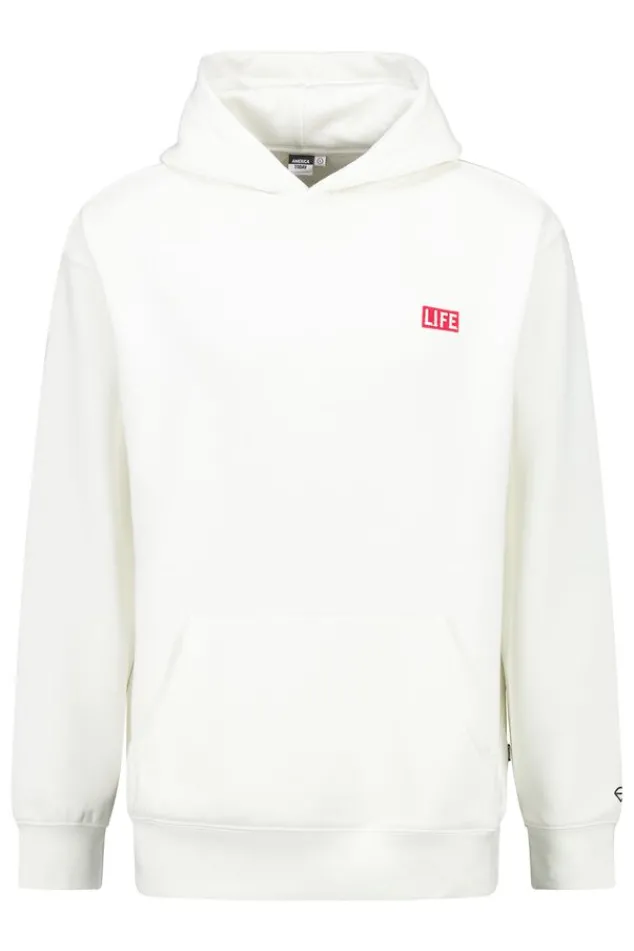 Truien & Vesten|Sweaters & hoodies<America Today Hoodie Scott Hood Black|Offwhite