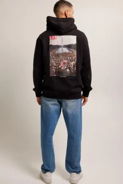 Truien & Vesten|Sweaters & hoodies<America Today Hoodie Scott Hood Black|Offwhite