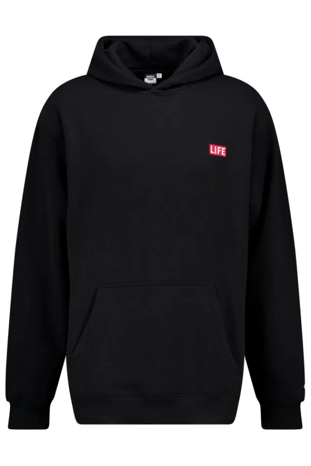 Truien & Vesten|Sweaters & hoodies<America Today Hoodie Scott Hood Black|Offwhite