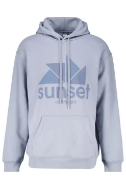 Truien & Vesten|Sweaters & hoodies<America Today Hoodie Sen hood Washedblue