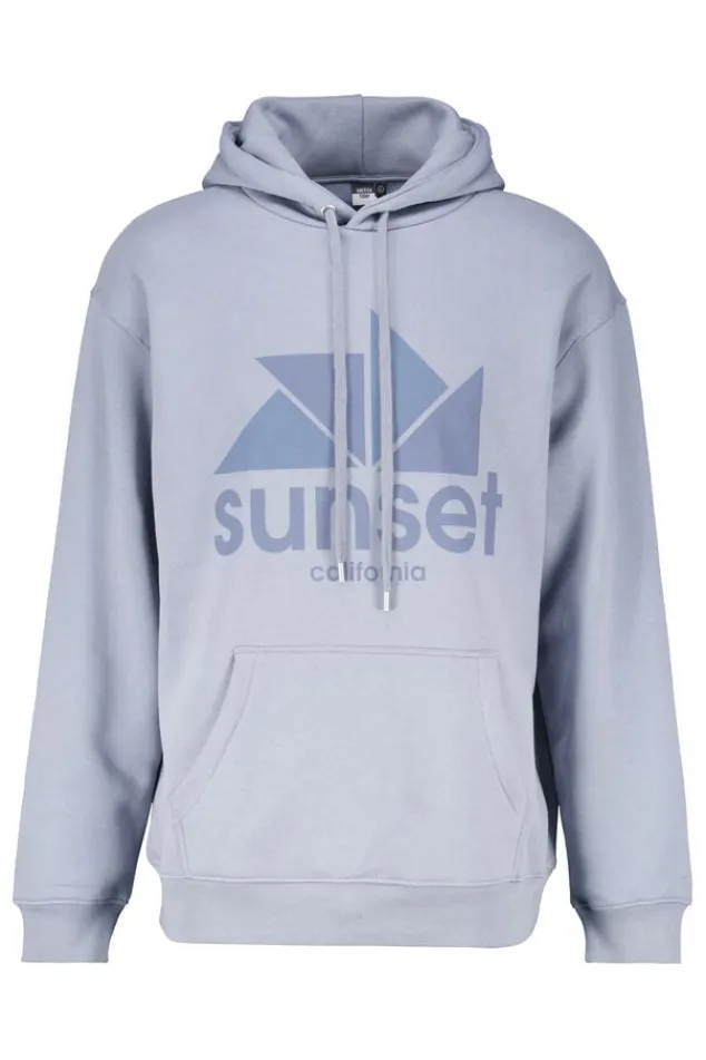 Truien & Vesten|Sweaters & hoodies<America Today Hoodie Sen hood Washedblue