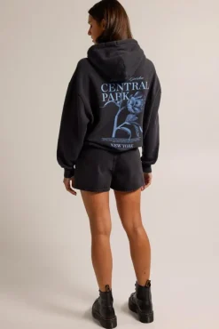 Truien & Vesten|Sweaters & hoodies<America Today Hoodie Sol Lightgreymelange|Washedblack