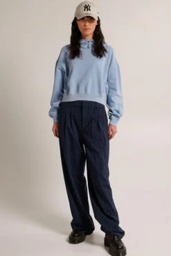 Truien & Vesten|Sweaters & hoodies<America Today Hoodie Solly Lightblue