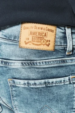 Jeans<America Today Jeans Keanu Jr Washedblue
