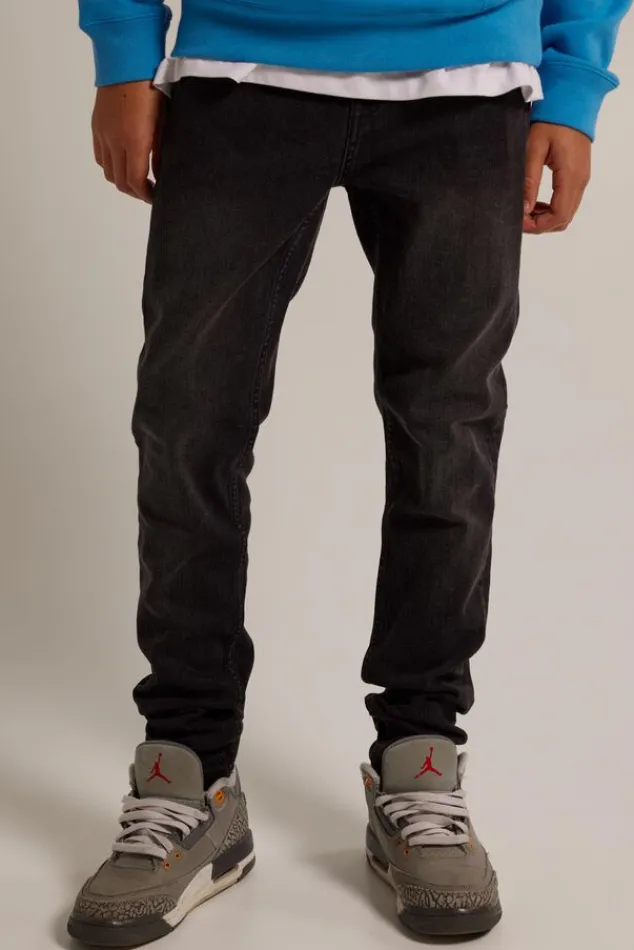Jeans<America Today Jeans Kid Jr Blackdenim|Mediumblue