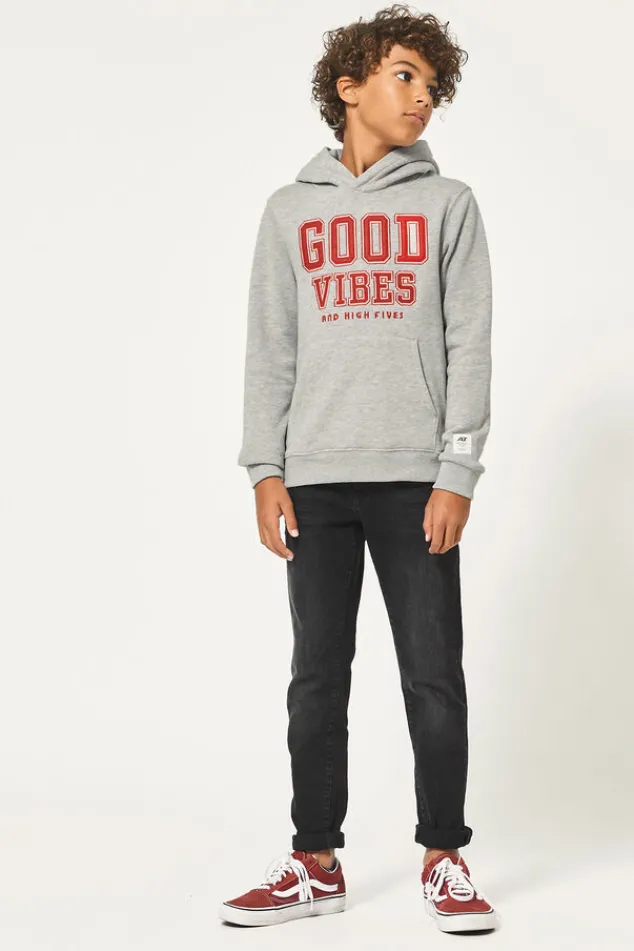 Jeans<America Today Jeans Kid Jr Washedblack|Lightningindigo