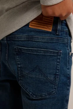 Jeans<America Today Jeans Kid Jr Blackdenim|Mediumblue