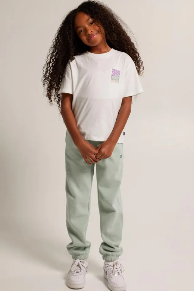 Broeken|Joggingbroeken<America Today Joggingbroek Caia jr Lightgreymelange|Softgreen