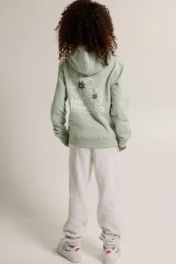 Broeken|Joggingbroeken<America Today Joggingbroek Caia jr Lightgreymelange|Softgreen