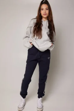 Broeken|Joggingbroeken<America Today Joggingbroek Carly Midgreymelange|Midnight|Darkgreen